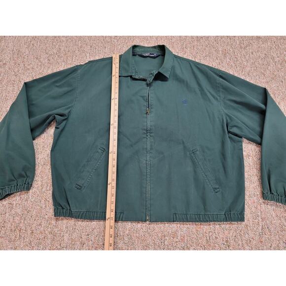 Polo Ralph Lauren Jacket Mens 2XL Green Bi Swing Pony Racer Bomber Outdoors Y2K - Picture 10 of 16